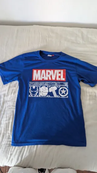 T-shirt Marvel Azul Rapaz (15-16)