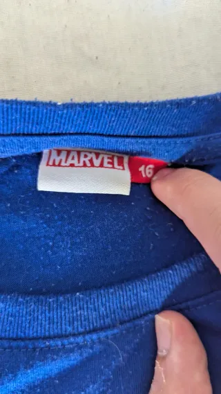 T-shirt Marvel Azul Rapaz (15-16)