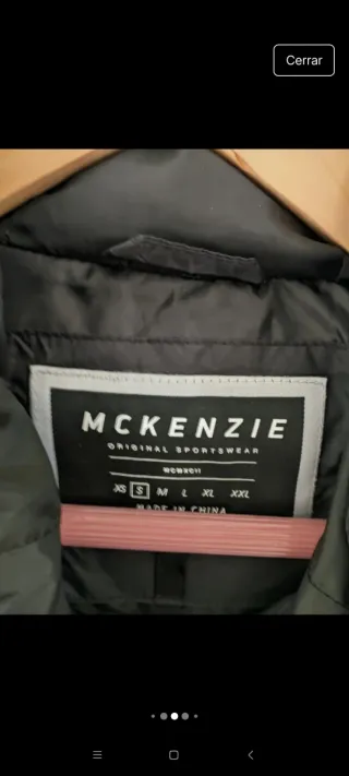 Cazadora McKenzie Negra, Gris y Blanca