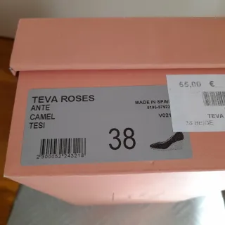 Zapatos tacón en cuña. T 38