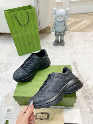 Zapatillas Gucci Rhyton Negras Talla X