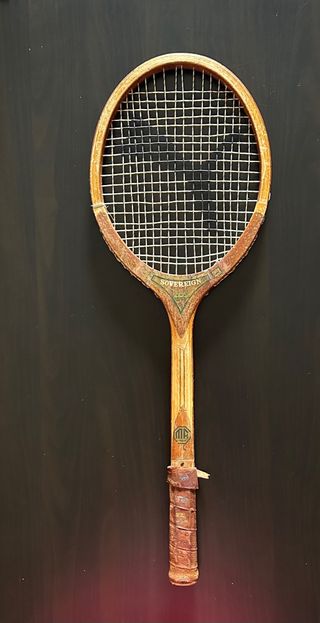 Raqueta de tenis vintage Sovereign