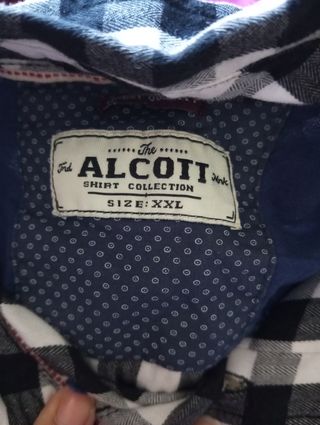 Camicia a quadri Alcott XXL