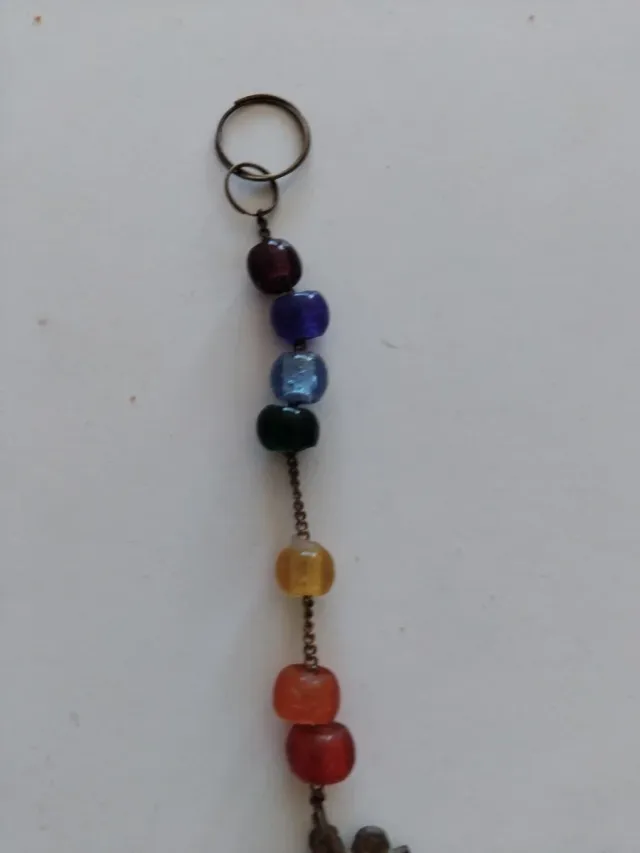 Colgante Decorativo Om con Cuentas