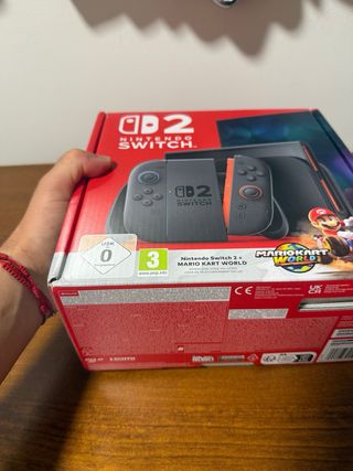 Nintendo Switch + Mario Kart world precintado