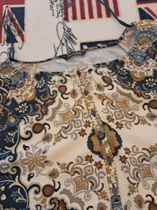 Vestido corto estampado Massimo Dutti