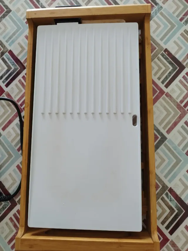 Plancha Grill Cerámica Bambú