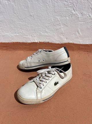 Zapatillas Lacoste Blancas Clásicas