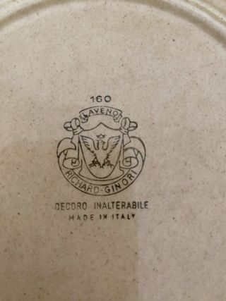 set piatti 6+6 Richard Ginori Antonia Campi