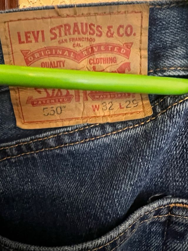 Vaqueros Levi's 550 Azules