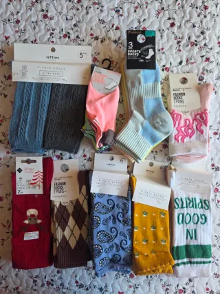 Lote de 31 pares de calcetines de mujer