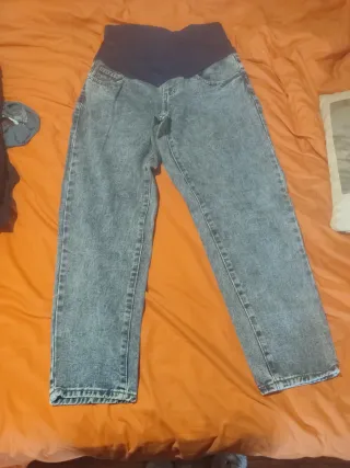 Lote 4 pantalones premamá o embarazo