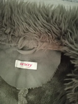 Abrigo largo gris Abrego Talla XL