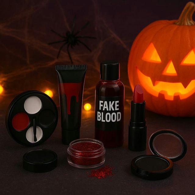 Kit Maquillaje Halloween Sangre Falsa