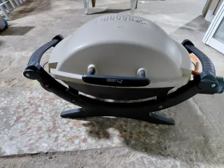Barbacoa Gas Weber Portátil Beige