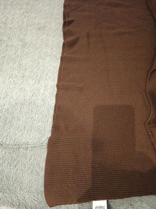 Vestido punto marrón chocolate