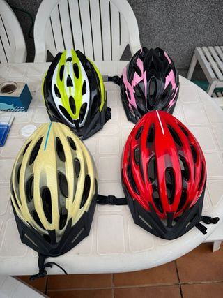 Lote 4 Cascos Bicicleta Talla M...LOS 4 por 20 €