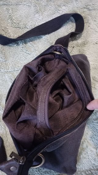 Bandolera Privata gris oscuro