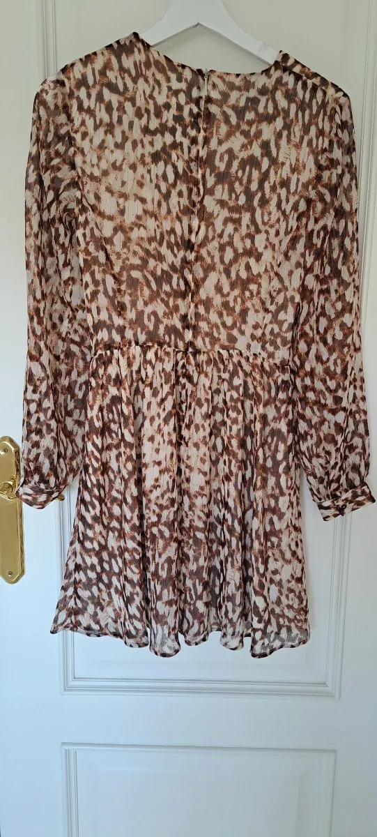 Vestido Mango Animal Print XS