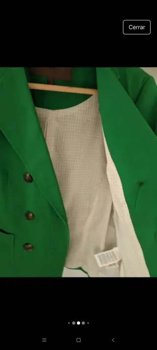 Chaqueta Cortefiel verde