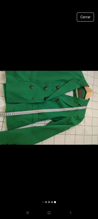 Chaqueta Cortefiel verde