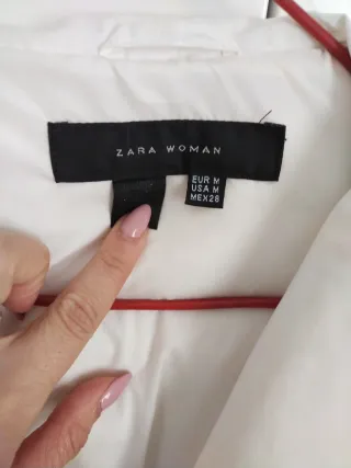 Chaquetón mujer blanco