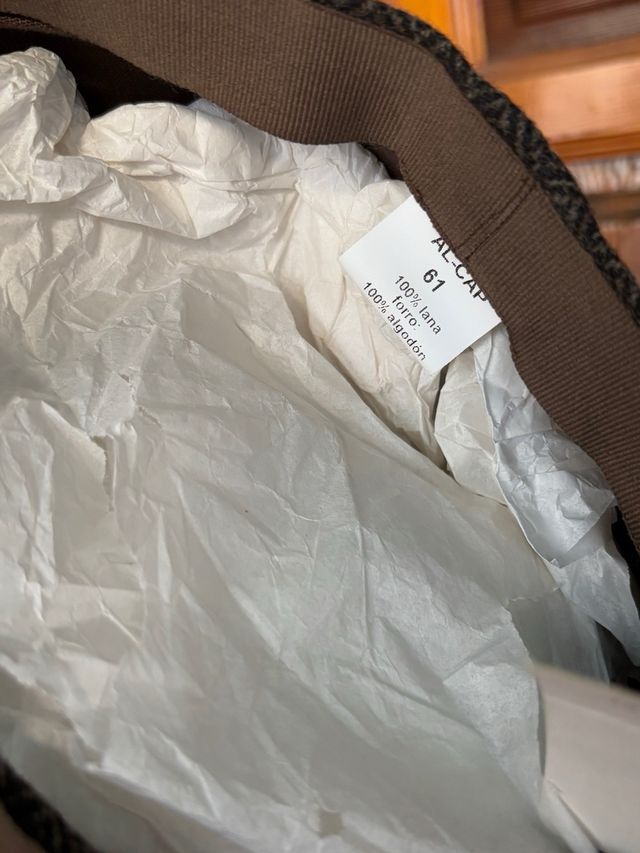 Gorra Al-cap lana y algodón 