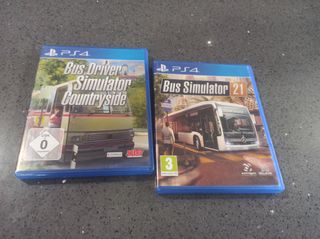 PS4 Bus Simulator 21 y Bus Driver Countryside