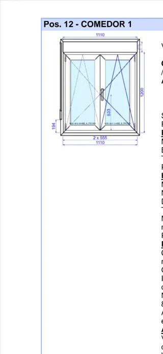 Ventana corredera aluminio con persiana