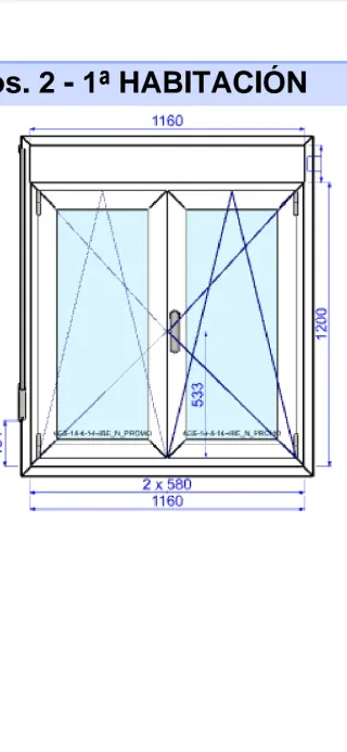 Ventana corredera aluminio con persiana