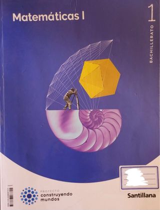 Libros de texto de primero de bachillerato.