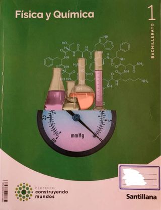 Libros de texto de primero de bachillerato.