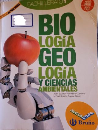 Libros de texto de primero de bachillerato.