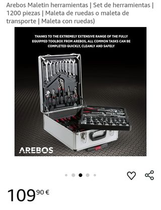 Arebos AR-HE-WK1200 Set Herramientas 1200 Piezas