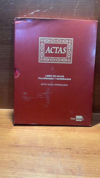 Libro de Actas Liderpapel DIN A4