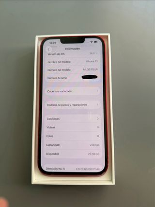 iPhone 13 256GB Rojo
