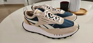 Zapatillas Reebok Hombre Beige y Azul