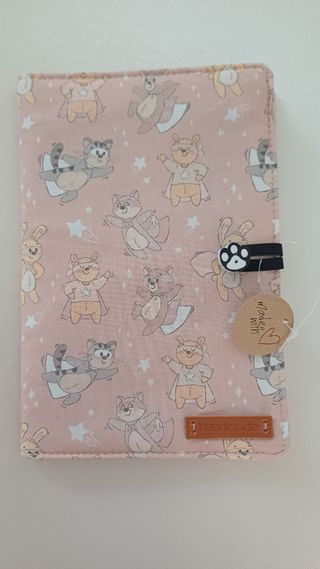 Funda cartilla veterinaria animalitos