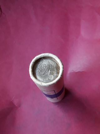 CARTUCHO FNMT DE 50 MONEDAS DE 5 PESETAS 1980 *80