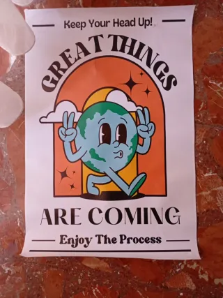 Póster Great Things Are Coming