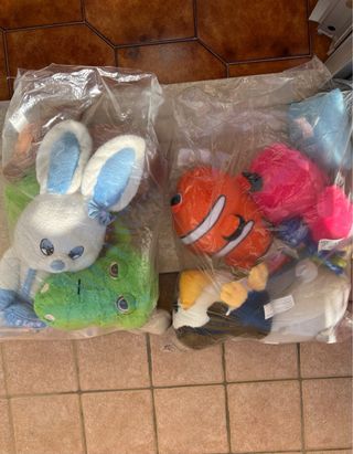 Lotto 10 Pupazzi Misti - Morbidi e in Plastica