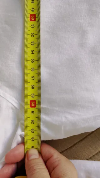 Sobrecamisa H&M Lino y Algodón Blanca