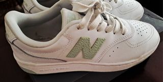 Tenis New Balance Blanco y Verde