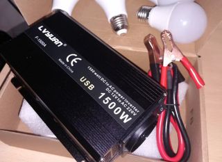 Panel Solar, Controlador y Batería, inversor 220v 
