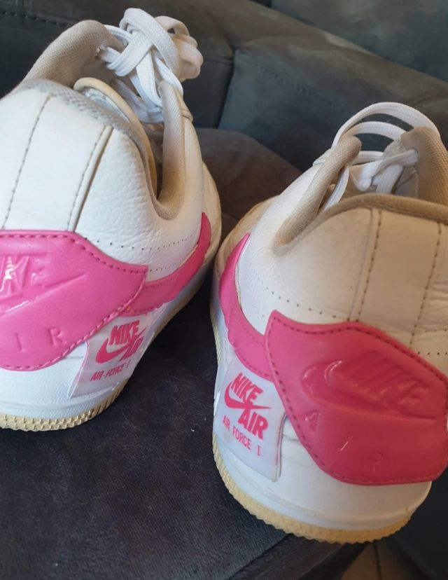 Nike Air Force 1 Rosa e Bianche