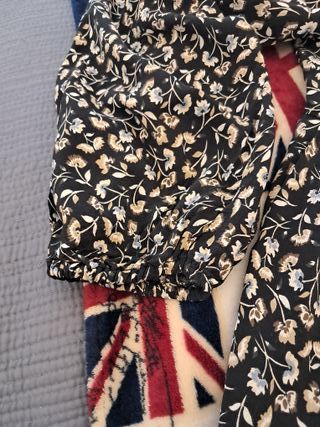 Vestido largo estampado floral Zara