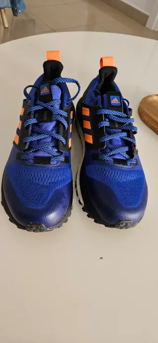 Zapatillas Adidas Hombre Azul Naranja