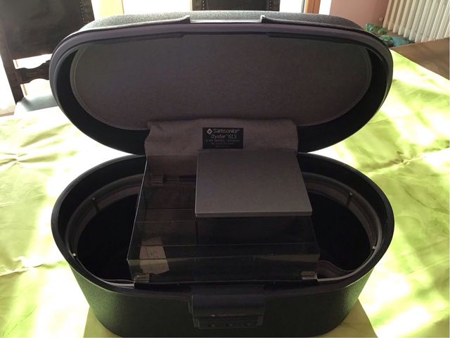 Beauty case rigido Samsonite blu scuro