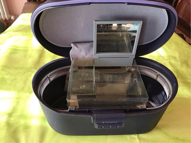 Beauty case rigido Samsonite blu scuro