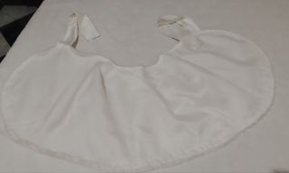 Capa bolero pelo blanco forro lazo
